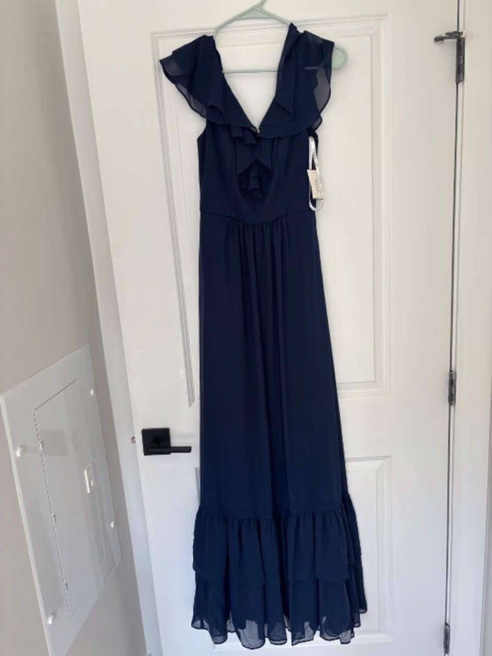 NEW Size 0 David's Bridal dress navy
